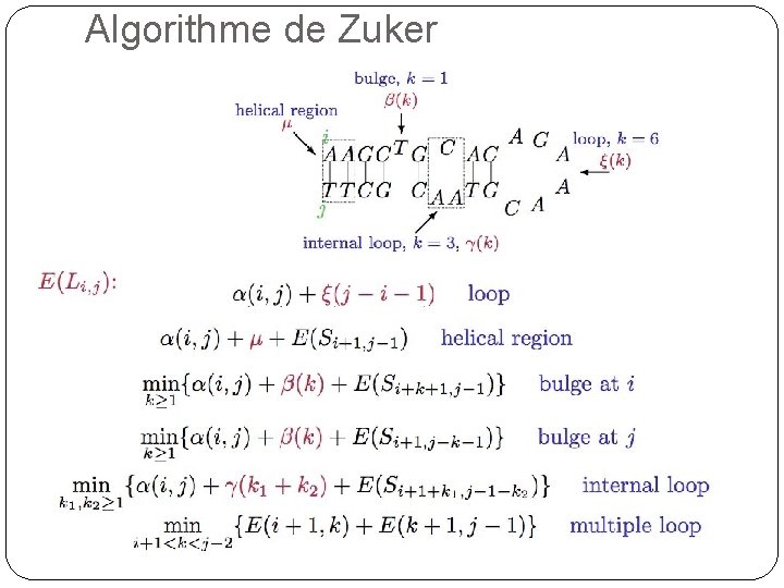 Algorithme de Zuker 