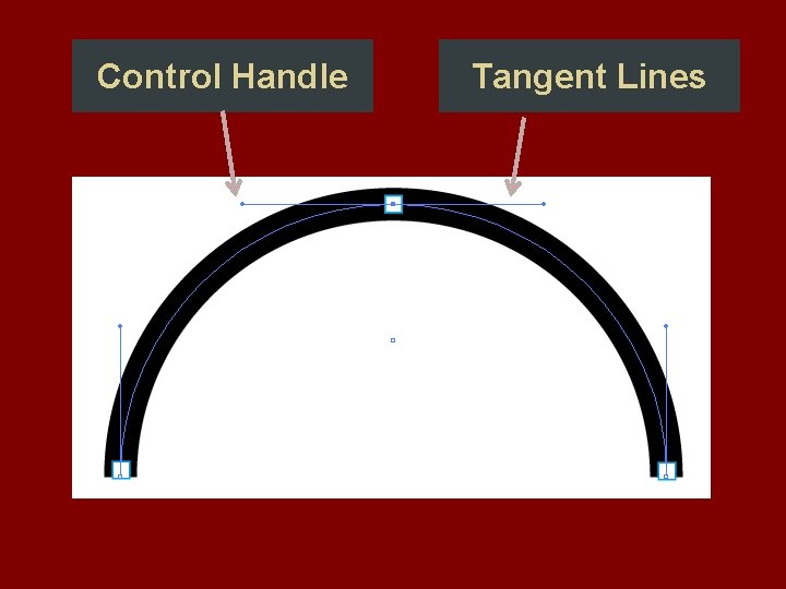 Control Handle Tangent Lines 