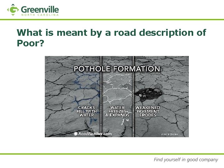 What is meant by a road description of Poor? 