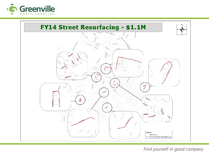 FY 14 Street Resurfacing - $1. 1 M 