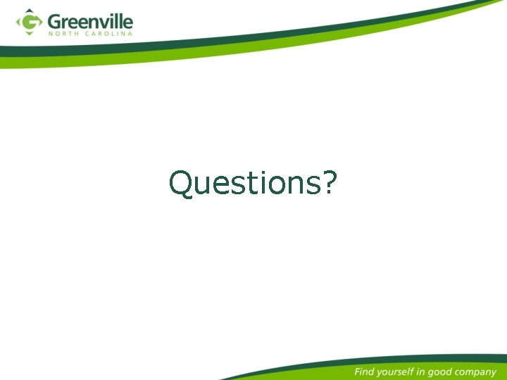 Questions? 