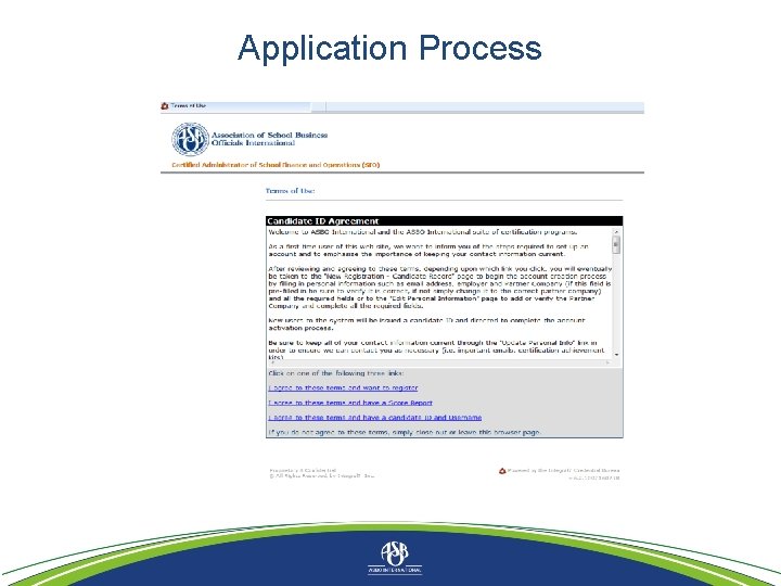 Application Process 