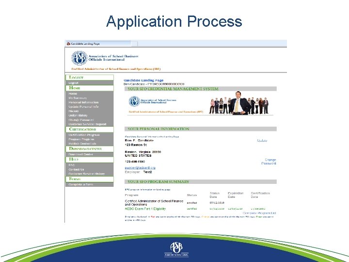 Application Process 