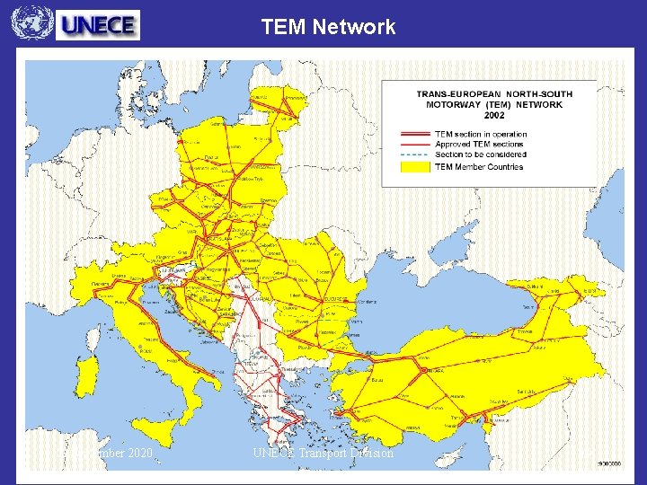 TEM Network 10 September 2020 UNECE Transport Division 19 