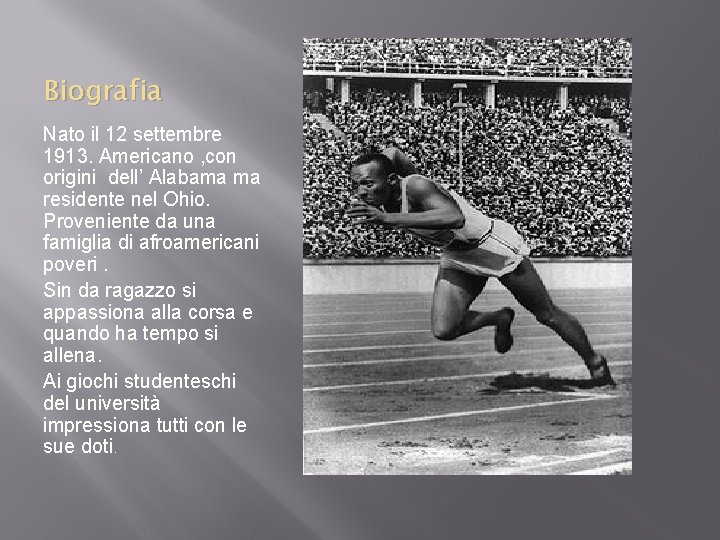 Biografia Nato il 12 settembre 1913. Americano , con origini dell’ Alabama ma residente