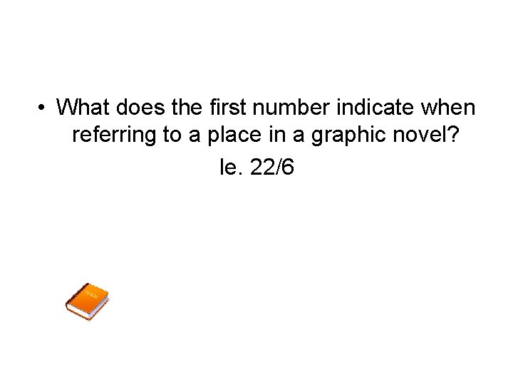  • What does the first number indicate when referring to a place in