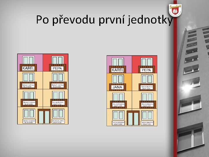 Po převodu první jednotky 