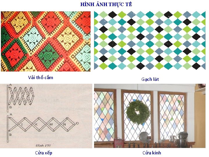 HÌNH ẢNH THỰC TẾ Vải thổ cẩm Cửa xếp Gạch lát Cửa kính 