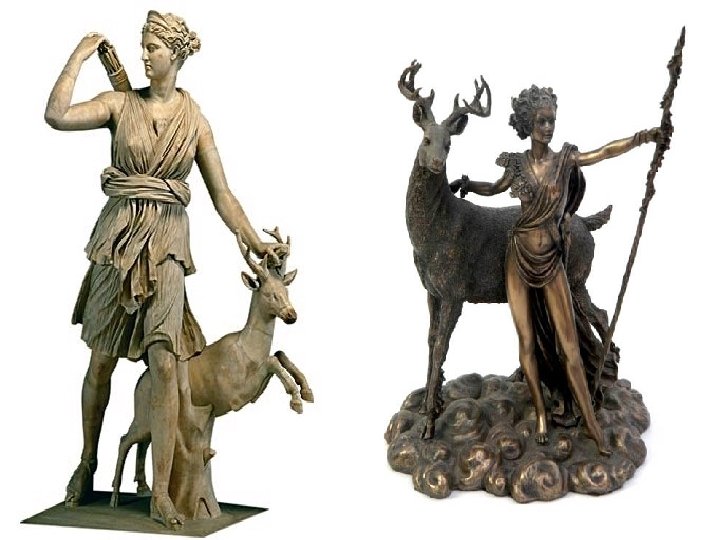 Artemis Diana • dcera Dia a Titánky Léty • bohyně světla, života • bohyně