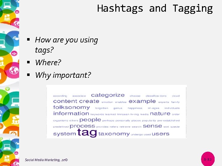 Hashtags and Tagging How are you using tags? Where? Why important? Social Media Marketing,