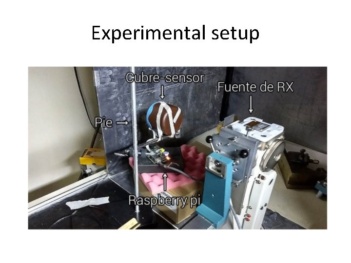 Experimental setup 