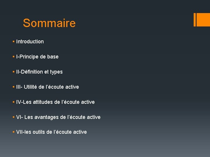 Sommaire § Introduction § I-Principe de base § II-Définition et types § III- Utilité