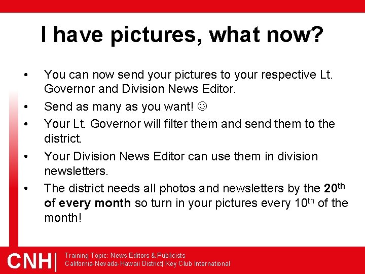 I have pictures, what now? • • • You can now send your pictures