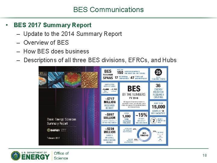 BES Communications • BES 2017 Summary Report – Update to the 2014 Summary Report