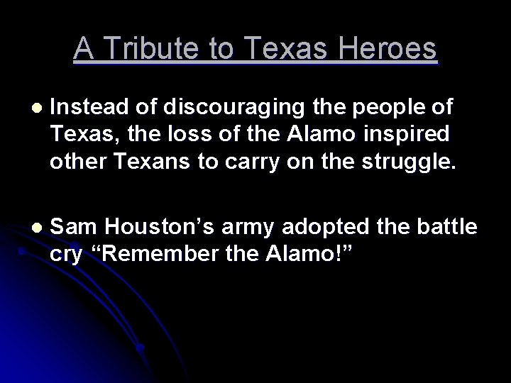 A Tribute to Texas Heroes l Instead of discouraging the people of Texas, the