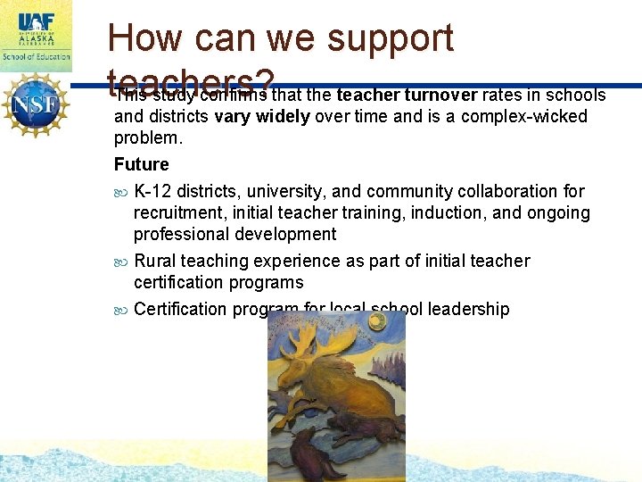 How can we support teachers? This study confirms that the teacher turnover rates in