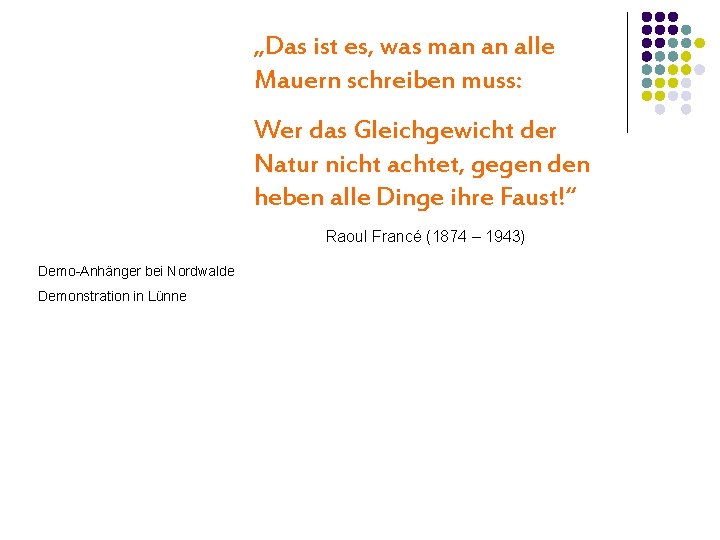 „Das ist es, was man an alle Mauern schreiben muss: Wer das Gleichgewicht der „Das ist es, was man an alle Mauern schreiben muss: Wer das Gleichgewicht der