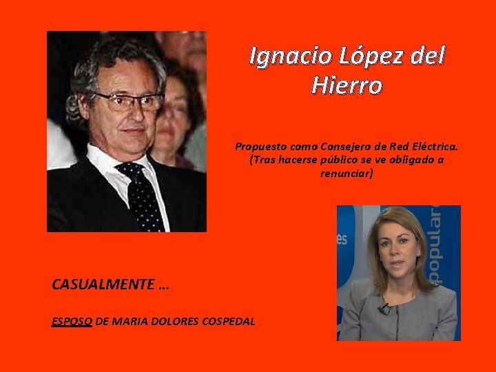 Ignacio López del Hierro Propuesto como Consejero de Red Eléctrica. (Tras hacerse público se