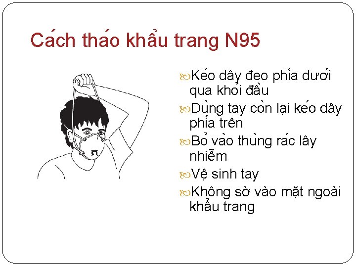 Ca ch tha o khâ u trang N 95 Ke o dây đeo phi