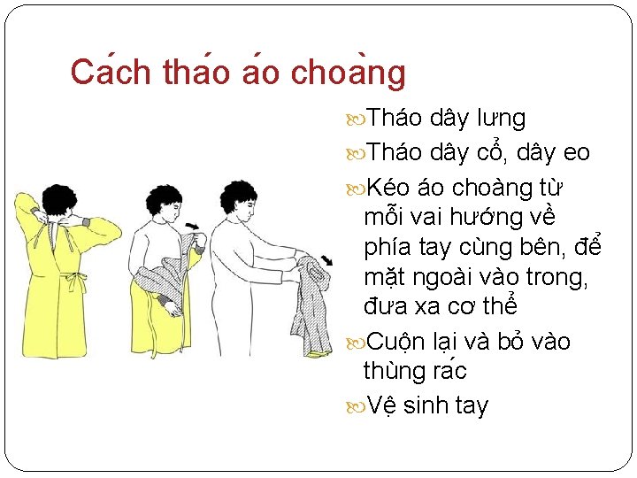 Ca ch tha o choa ng Tháo dây lưng Tháo dây cổ, dây eo