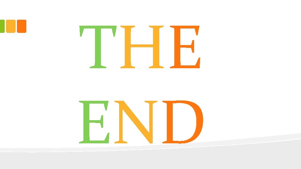 THE END 