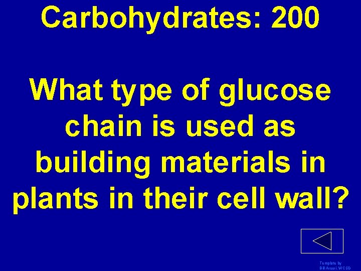 Carbohydrates: 200 What type of glucose chain is used as building materials in plants