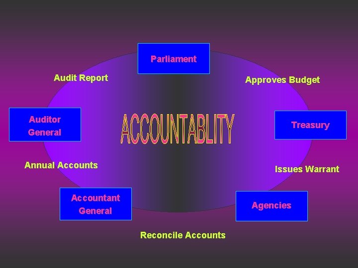 Parliament Audit Report Approves Budget Auditor General Treasury Annual Accounts Issues Warrant Accountant General