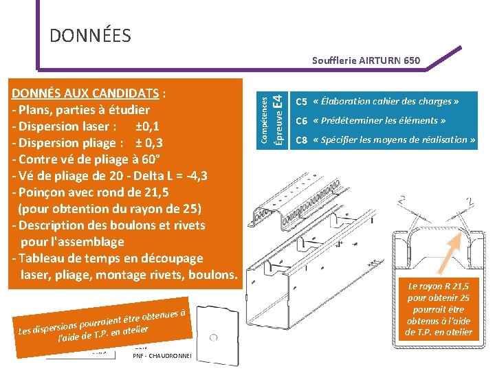 DONNÉES tenues à b o e r t ê t n ie ions pourra