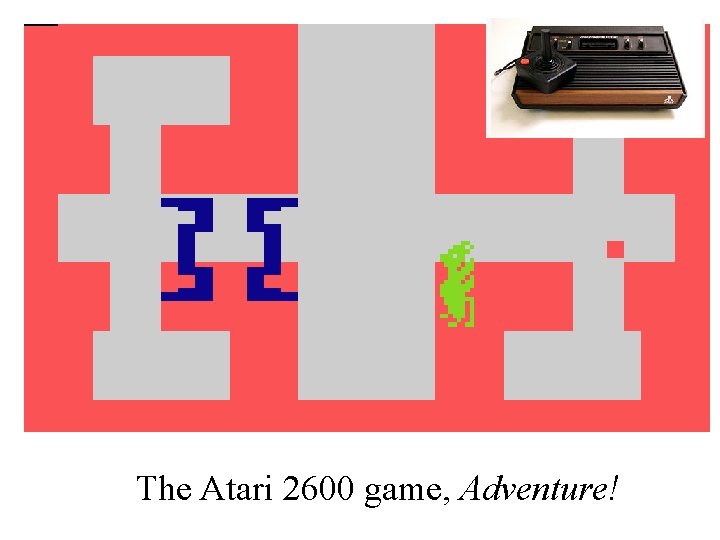 The Atari 2600 game, Adventure! 