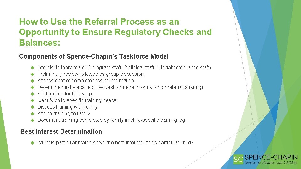 How to Use the Referral Process as an Opportunity to Ensure Regulatory Checks and
