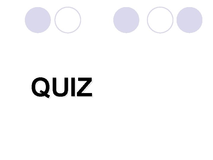QUIZ 