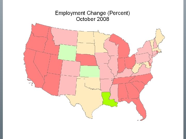 Recession deepens in the originating states of the sw and se 