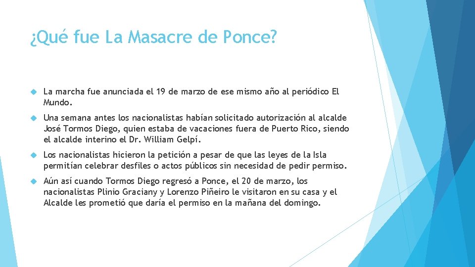 ¿Qué fue La Masacre de Ponce? La marcha fue anunciada el 19 de marzo