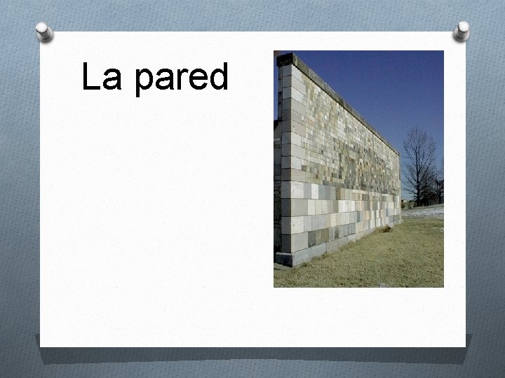 La pared 