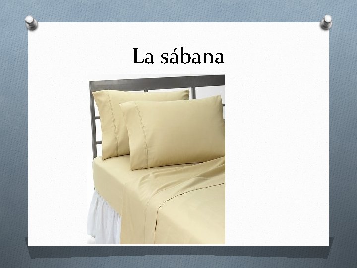 La sábana 