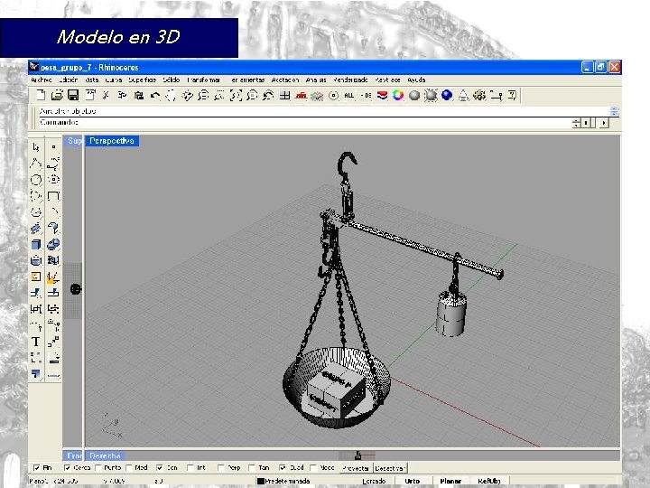 Modelo en 3 D 