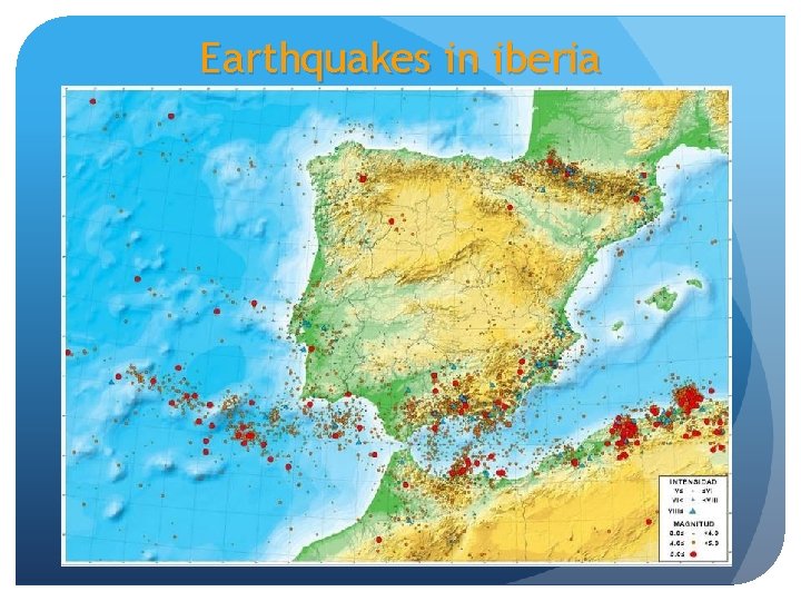 Earthquakes in iberia 