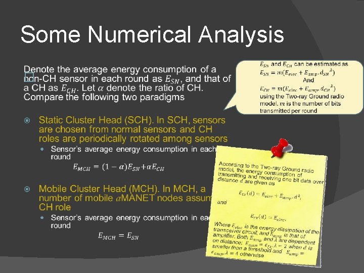 Some Numerical Analysis � 