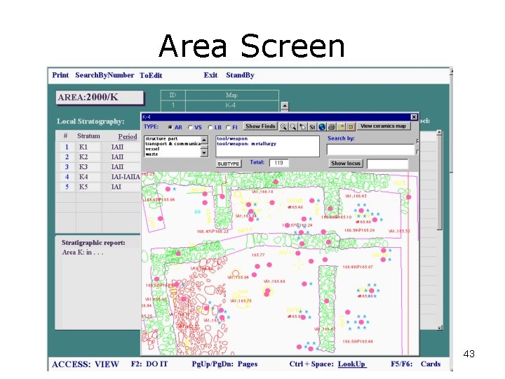 Area Screen 43 