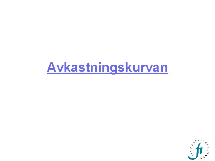 Avkastningskurvan 