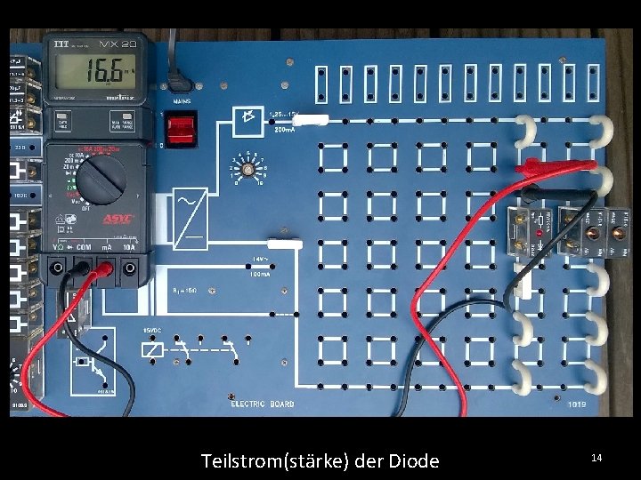 Teilstrom(stärke) der Diode 14 