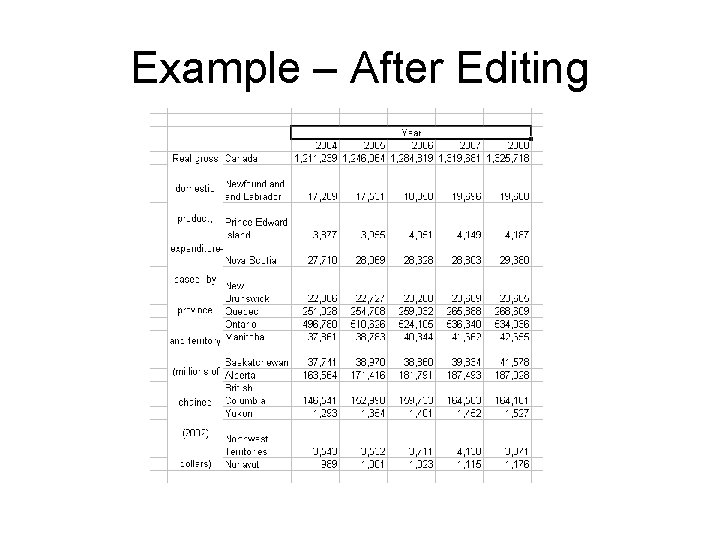 Example – After Editing 