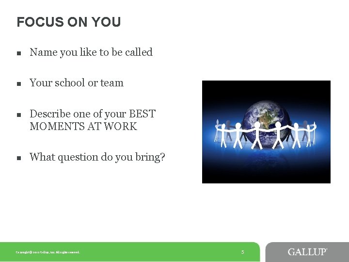 FOCUS ON YOU n Name you like to be called n Your school or FOCUS ON YOU n Name you like to be called n Your school or