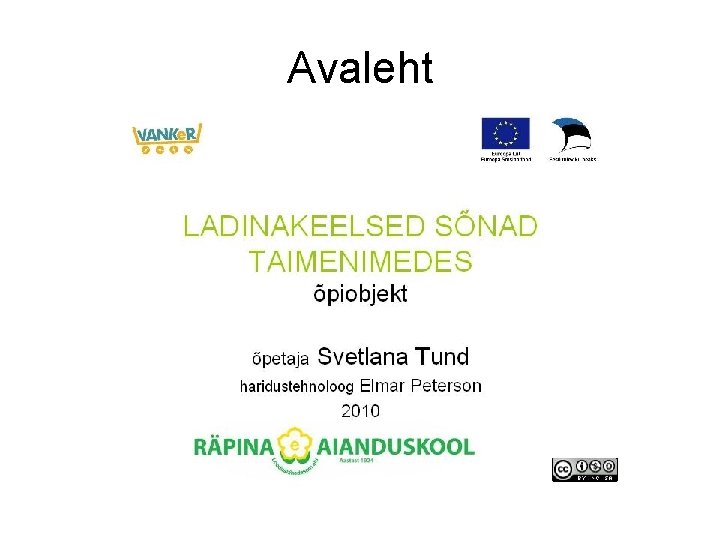 Avaleht 