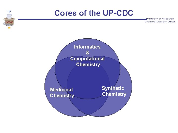 Cores of the UP-CDC Informatics & Computational Chemistry Medicinal Chemistry Synthetic Chemistry University of