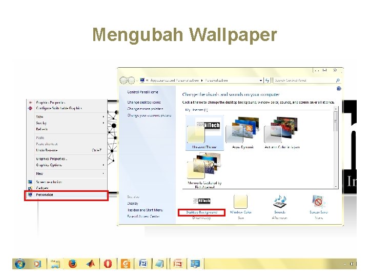 Mengubah Wallpaper 
