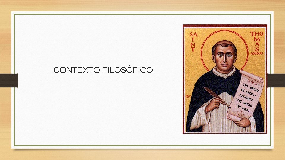 CONTEXTO FILOSÓFICO 