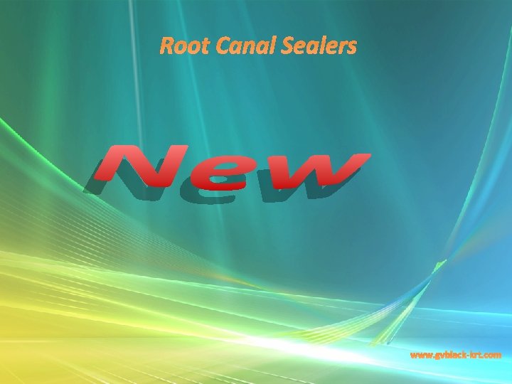 Root Canal Sealers www. gvblack-krt. com 