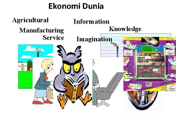 Ekonomi Dunia Agricultural Manufacturing Service Information Knowledge Imagination 