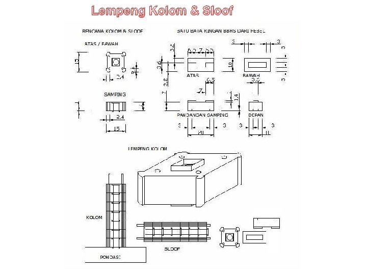 Lempeng Kolom & Sloof 